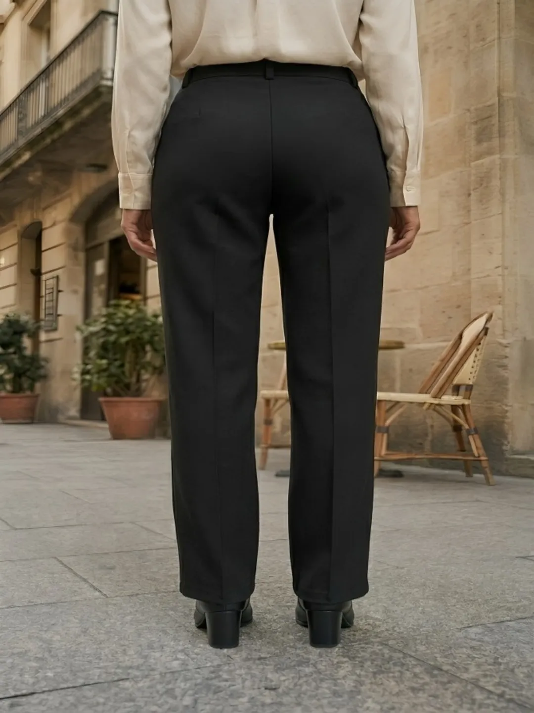 new korean pant (black)